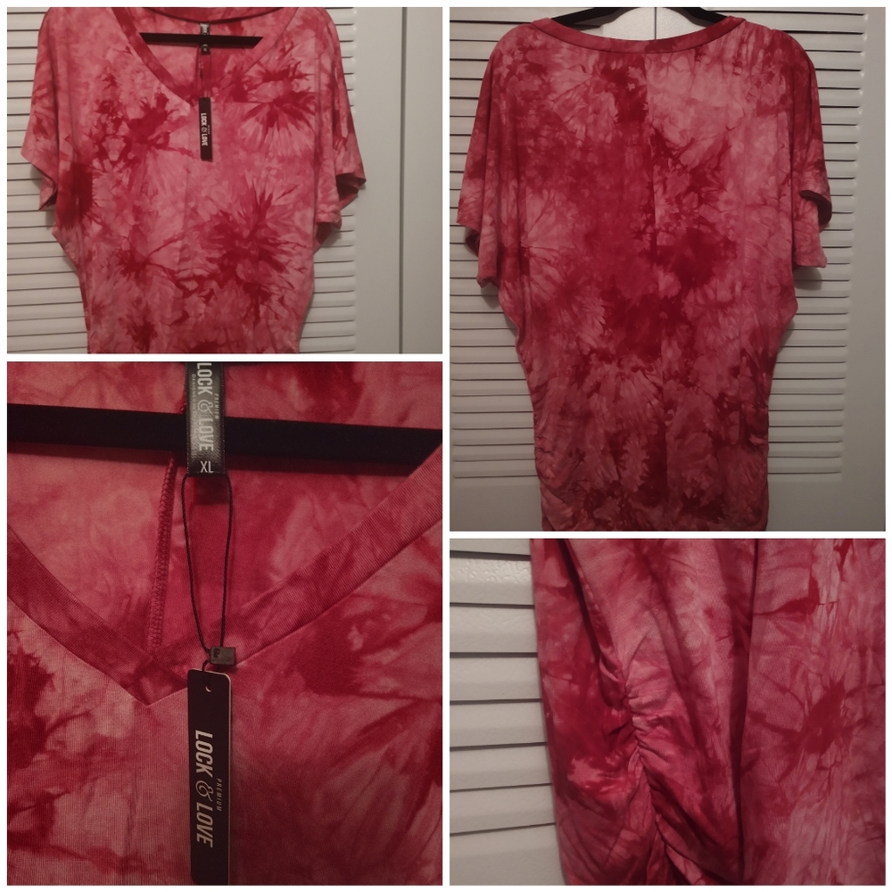 Lock & Love Cinch shirt Sz XL.  NWT